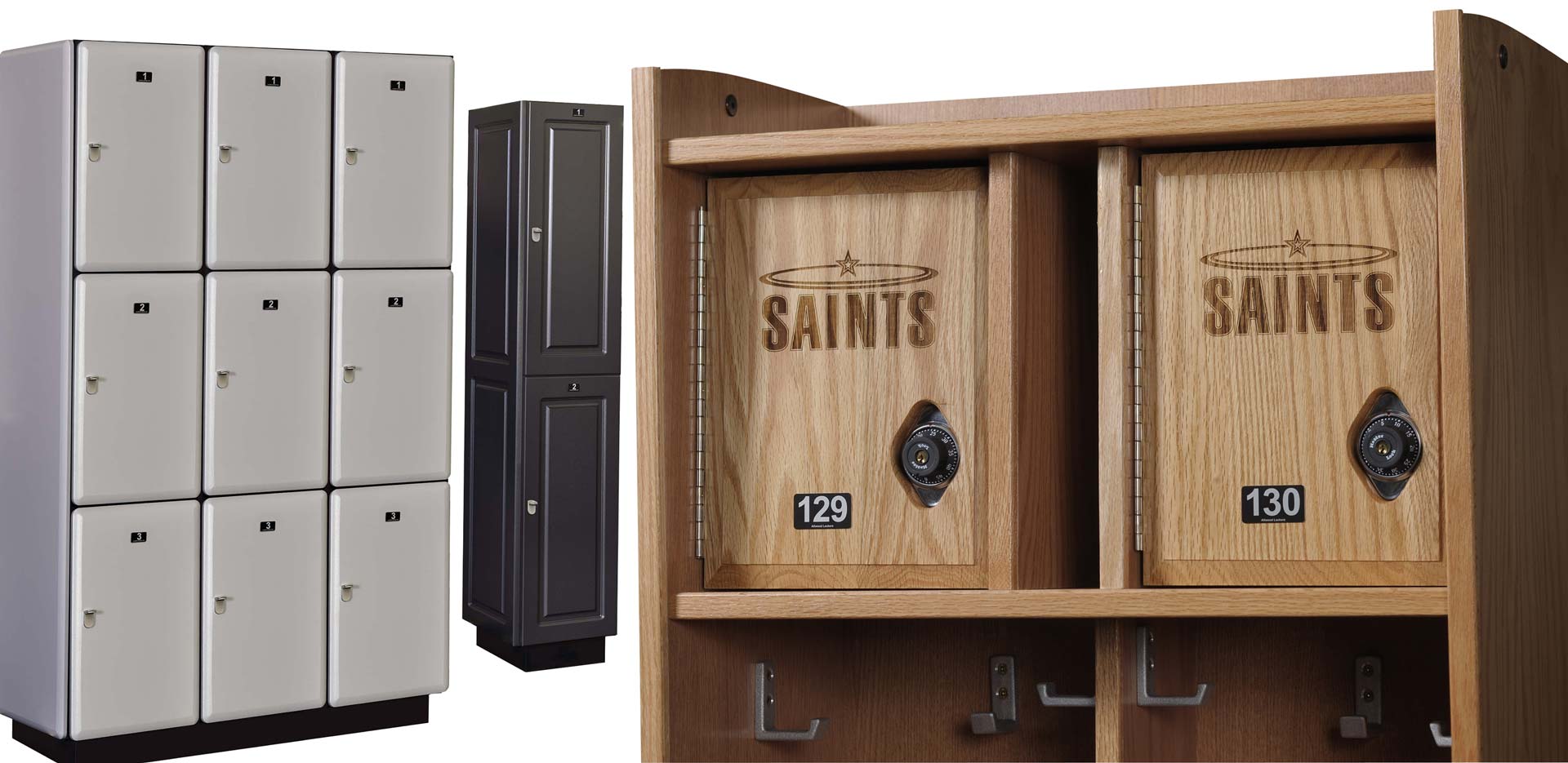 Wood Sports Lockers and Wood Club Lockers by All Wood Lockers