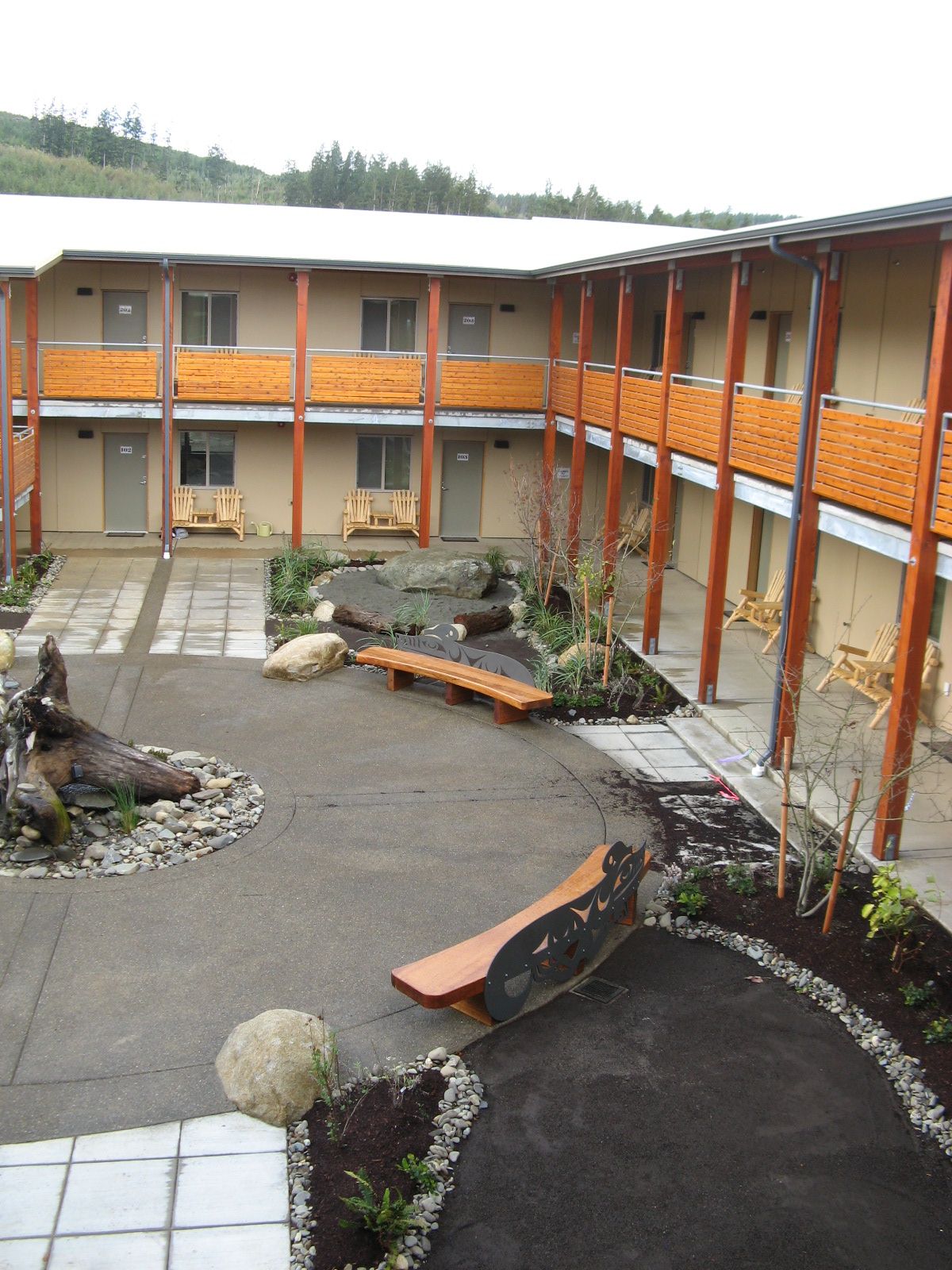 Makah Courtyard actual Ally Community Development Seattle