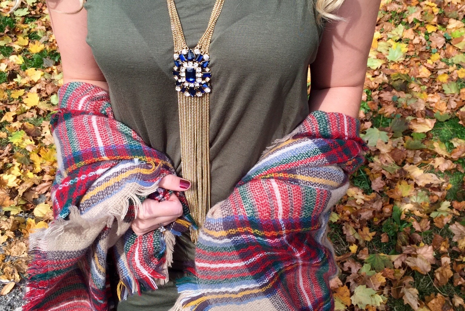 How to Wear a Blanket Scarf Allyn Lewis