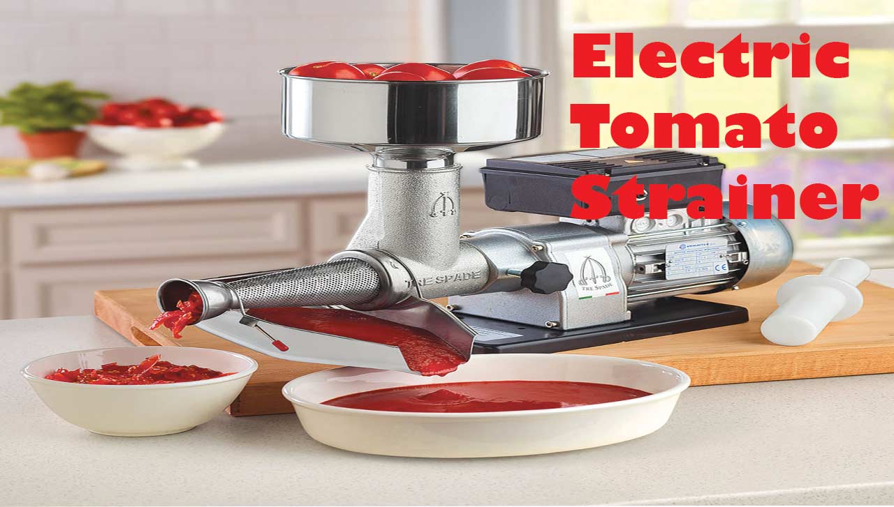 Making Your Own Tomato Juice with an Electric Tomato Strainer
