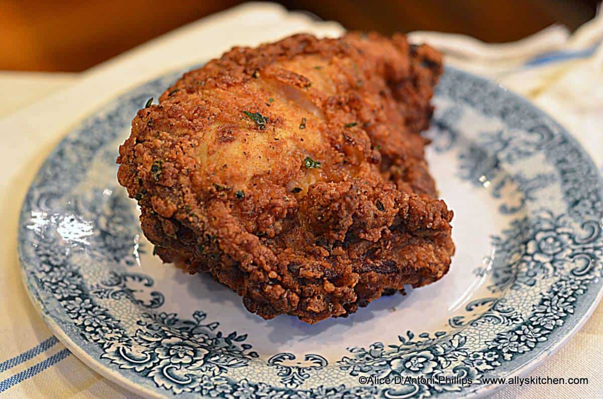 Buttermilk Crunchy Spicy Herb Chicken Breasts