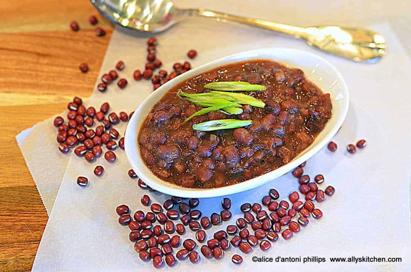 spiced seasoned adzuki beans adzuki beans adzuki recipe