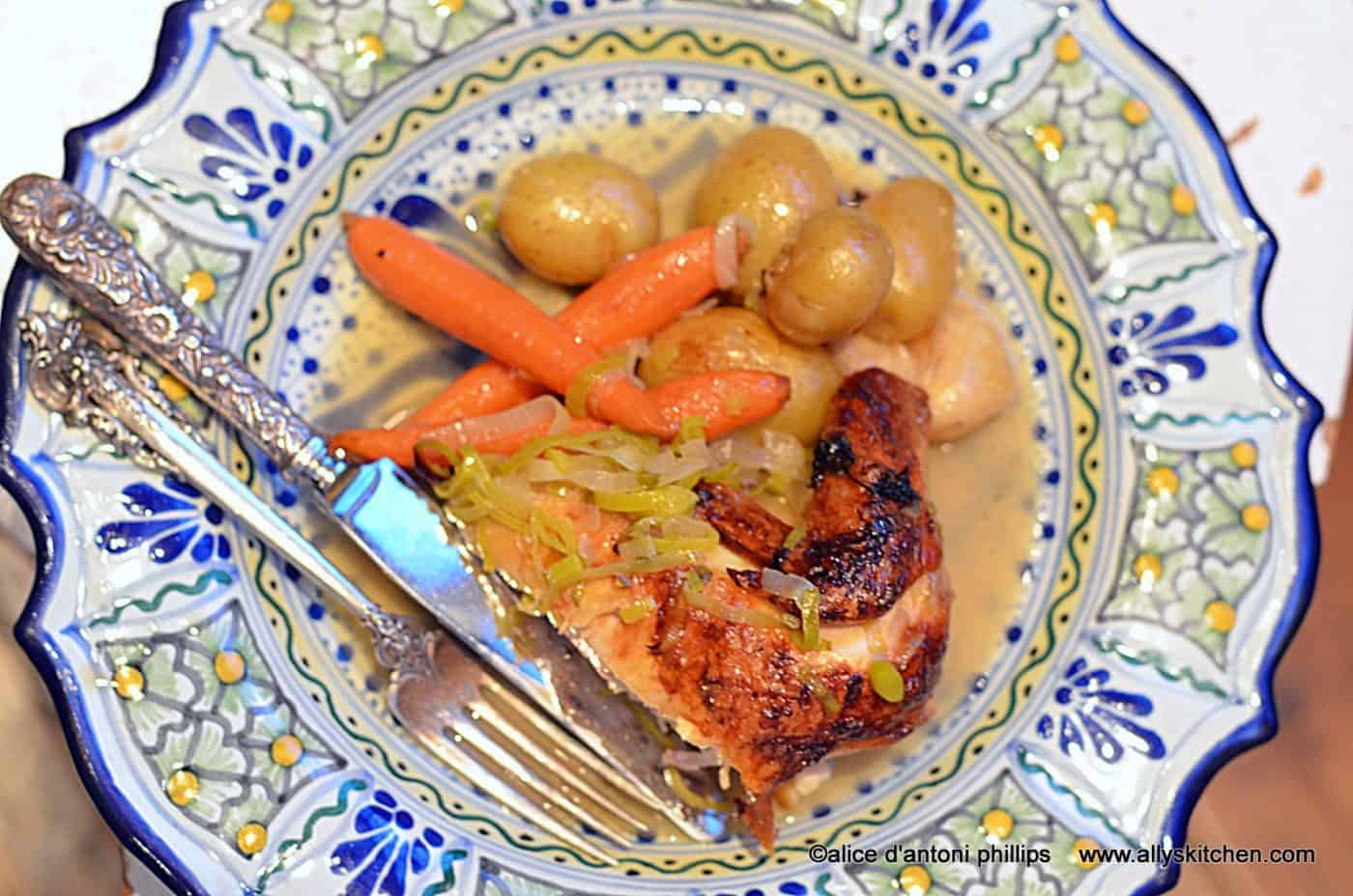 new zealand chicken & roasted root vegetables