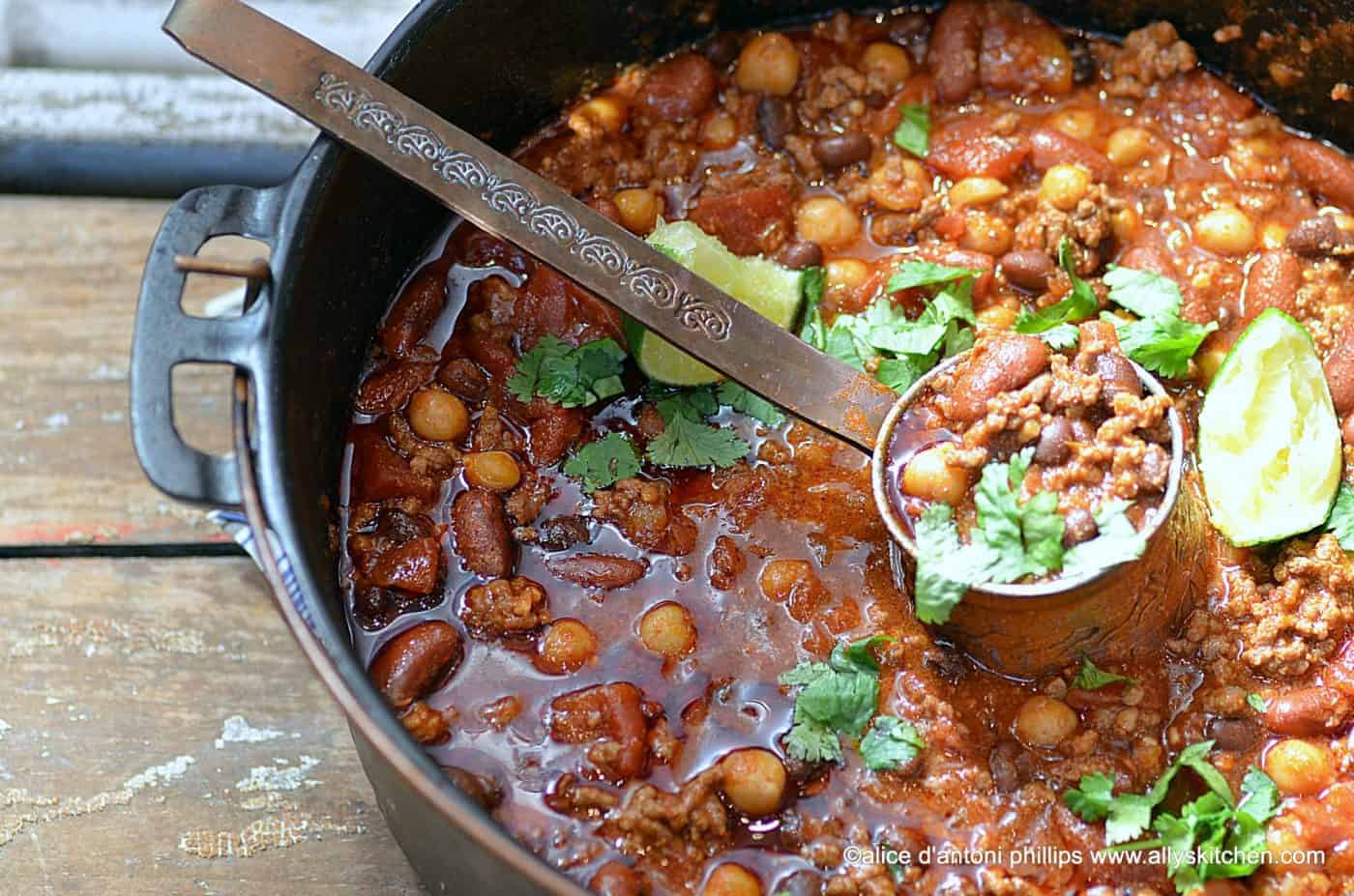 mexican chorizo chili Ally's Kitchen