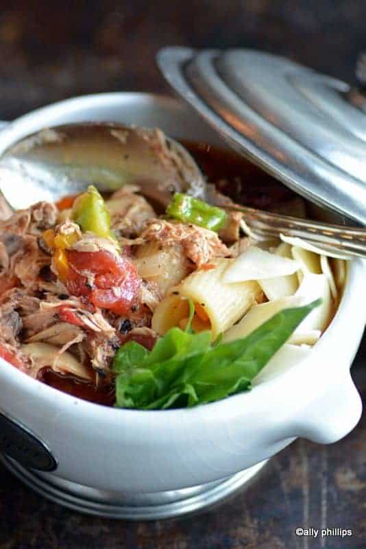chicken cacciatore soup Ally's Kitchen