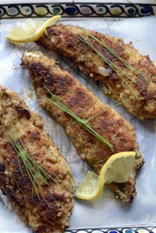 italian fried flounder Ally's Kitchen