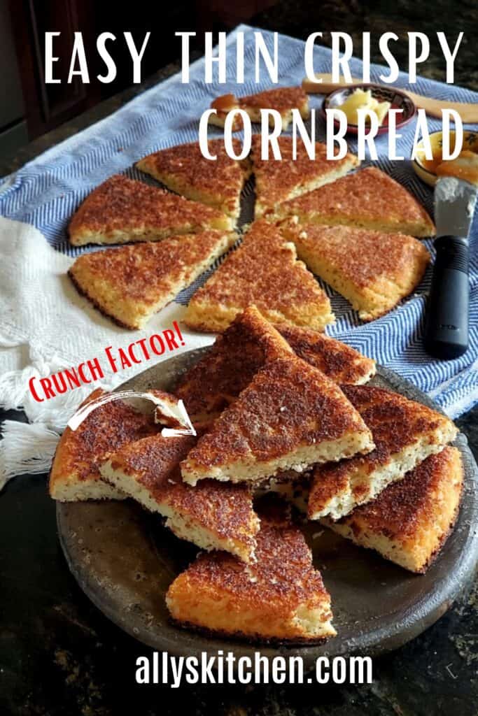 easy thin crispy cornbread cornbread recipe southern cornbread