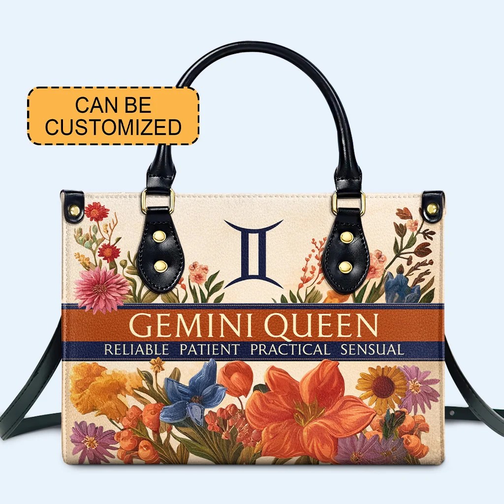 Gemini Queen Zodiac Personalized Custom Handbag, All Over Print
