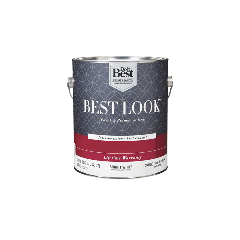 Do it Best Best Look 1 Gallon Bright White Flat Interior Latex Paint