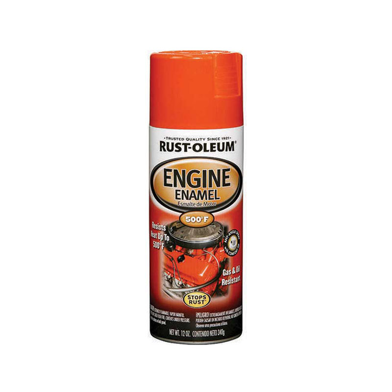 Rust-Oleum Chevy Orange Engine Enamel Spray Paint 12oz - Almandoz