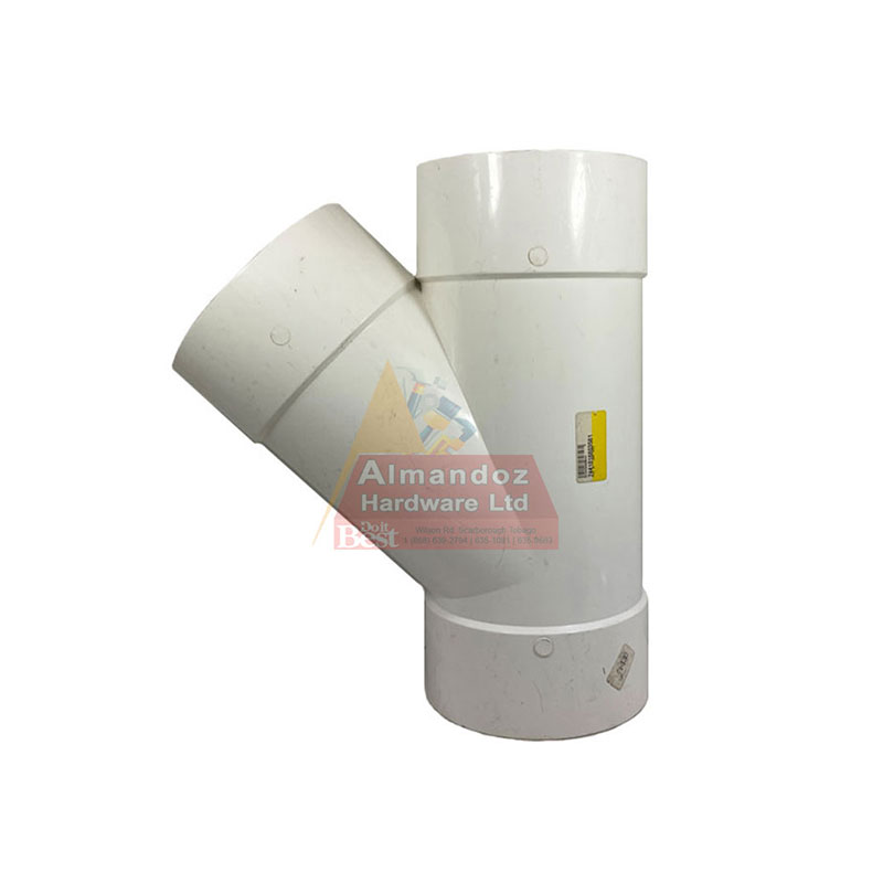 PVC DWV Wye 6 Inch Almandoz Hardware Ltd.