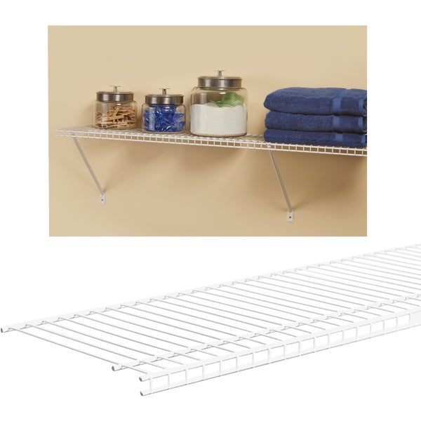 ClosetMaid SuperSlide 4 Ft. W. x 12 In. D. Ventilated Closet Shelf
