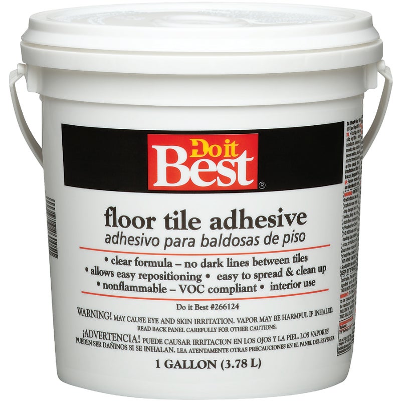 Do it Best Clear Thin Spread Floor Tile Adhesive (Gallon) Almandoz
