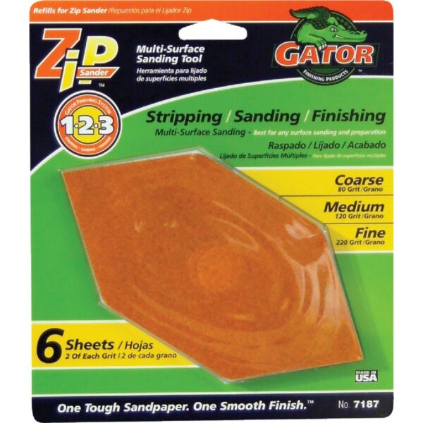 Gator Bare Wood Fine Sandpaper (25Pack) Almandoz Hardware Ltd.