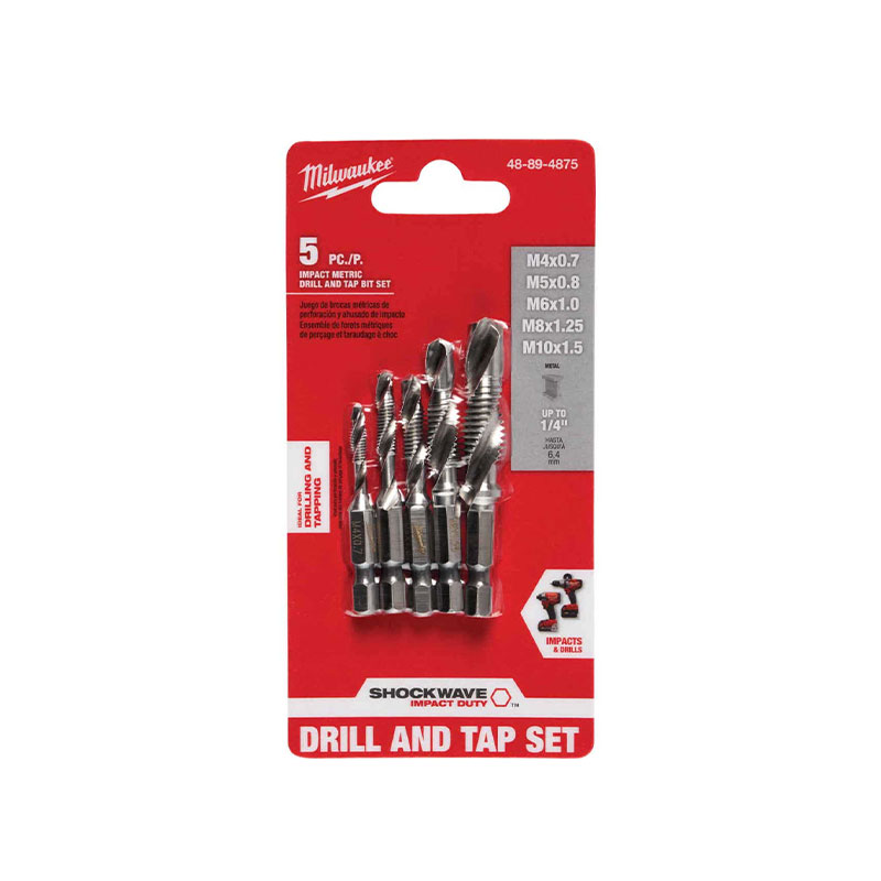 Milwaukee Shockwave Metric Impact Drill Tape Bit Set 5Piece Almandoz