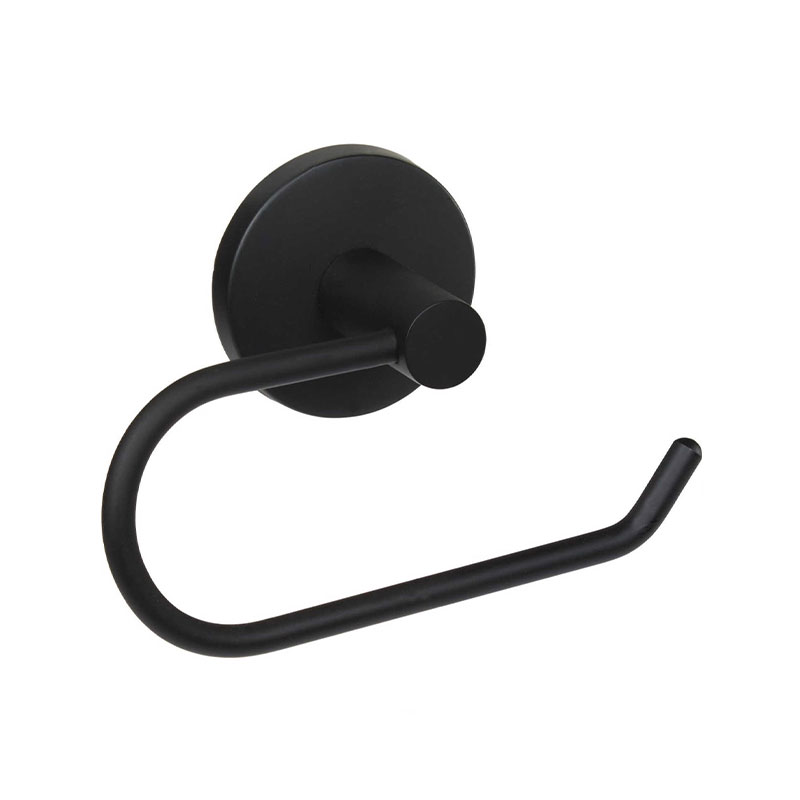 Home Impressions Noir Matte Black Toilet Paper Holder Almandoz