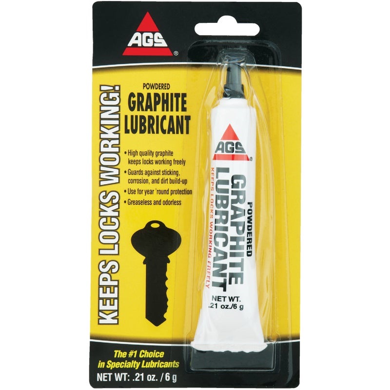 AGS 0.21 Oz. Tube Powdered Graphite Dry Lubricant Almandoz Hardware Ltd.