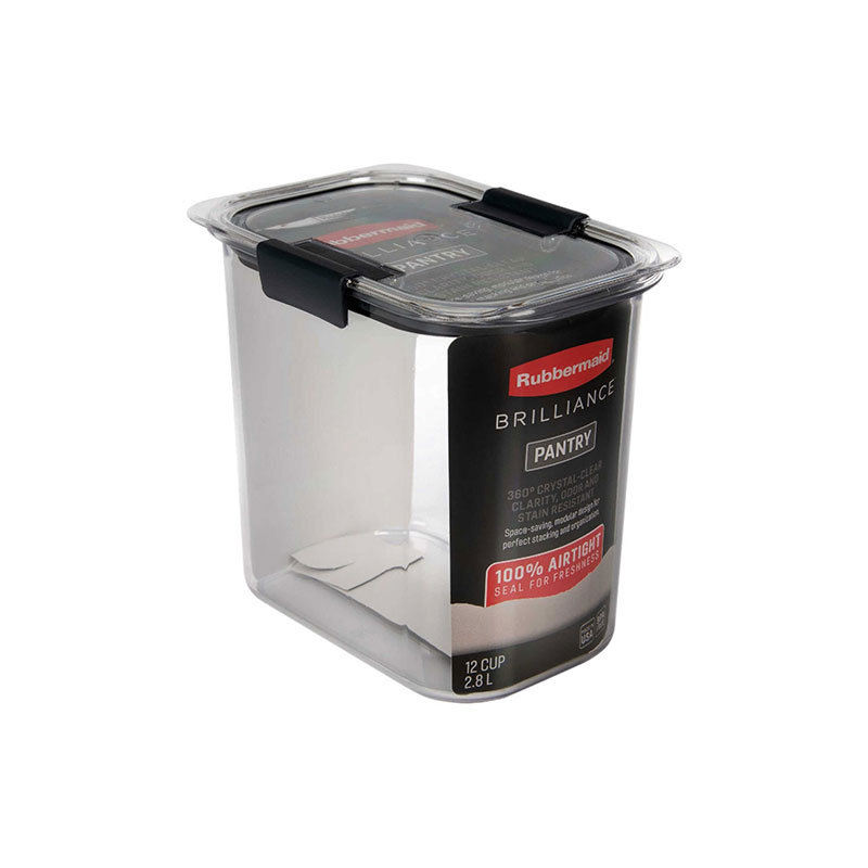Rubbermaid Brilliance 12 Cup Sugar Pantry Airtight Food Storage