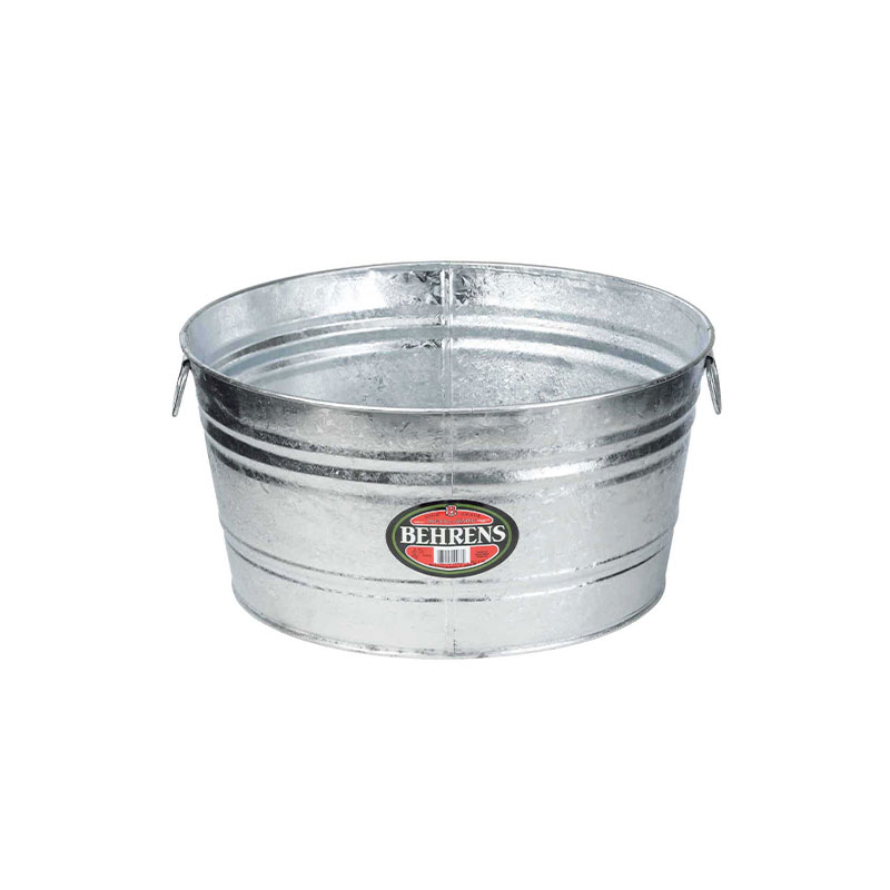 Behrens 9 Gallon Round HotDipped Utility Tub Almandoz Hardware Ltd.