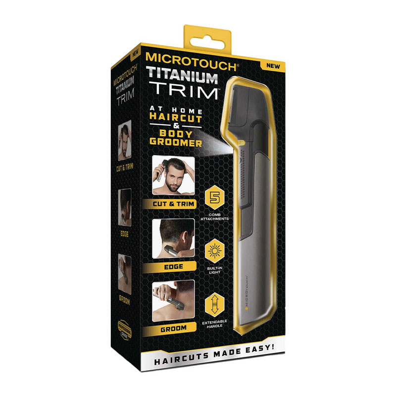 MicroTouch Titanium Trim Hair & Beard Trimmer Almandoz Hardware Ltd.