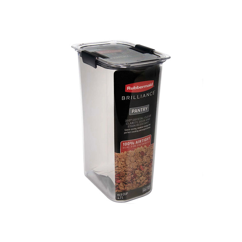 Rubbermaid Brilliance 19.9 Cup Cereal Pantry Airtight Food Storage
