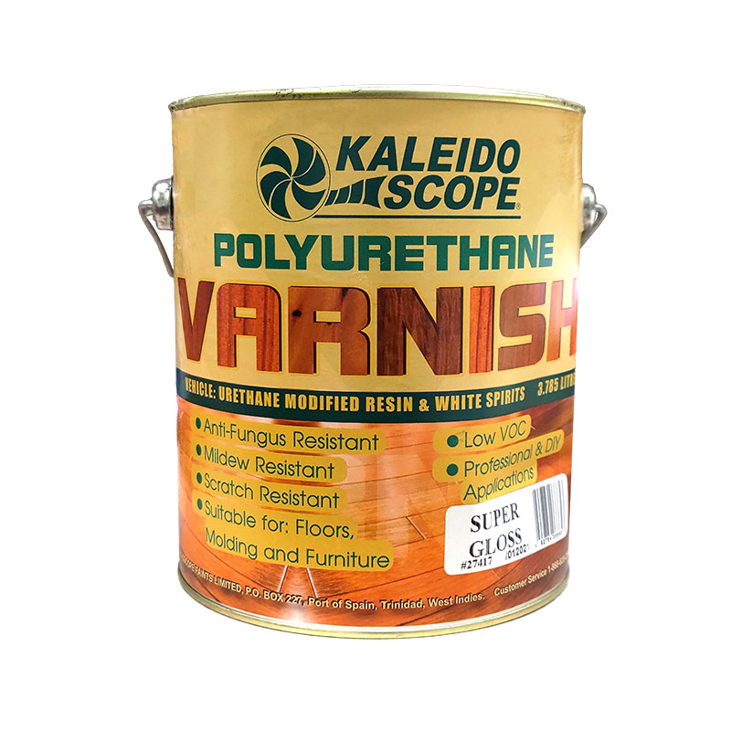 Kaleidoscope Polyurethane Super Gloss Varnish 1 Gallon Almandoz