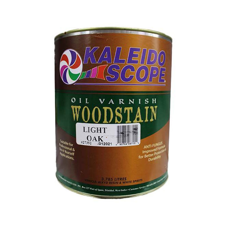 Kaleidoscope Oil Varnish Woodstain Light Oak 1 Gallon Almandoz