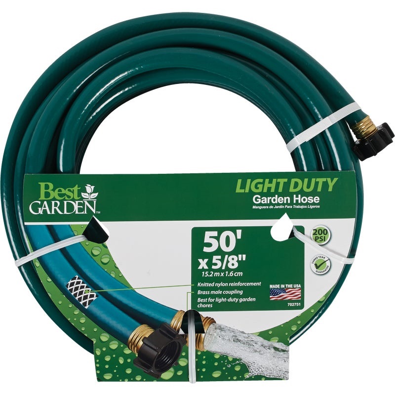 Best Garden 5/8 In. Dia. x 50 Ft. L. LightDuty Garden Hose Almandoz