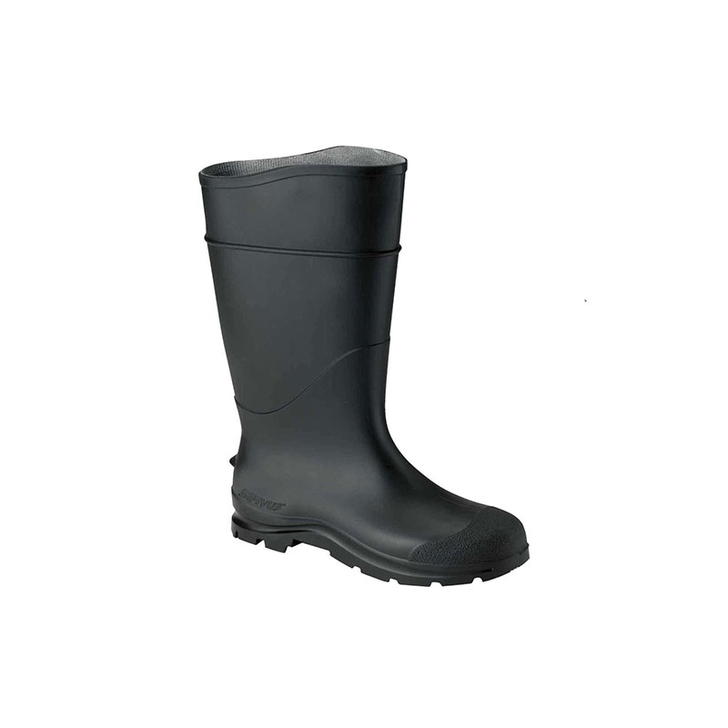 Honeywell Servus Men's Size 12 Black Plain Toe PVC Rubber Boot