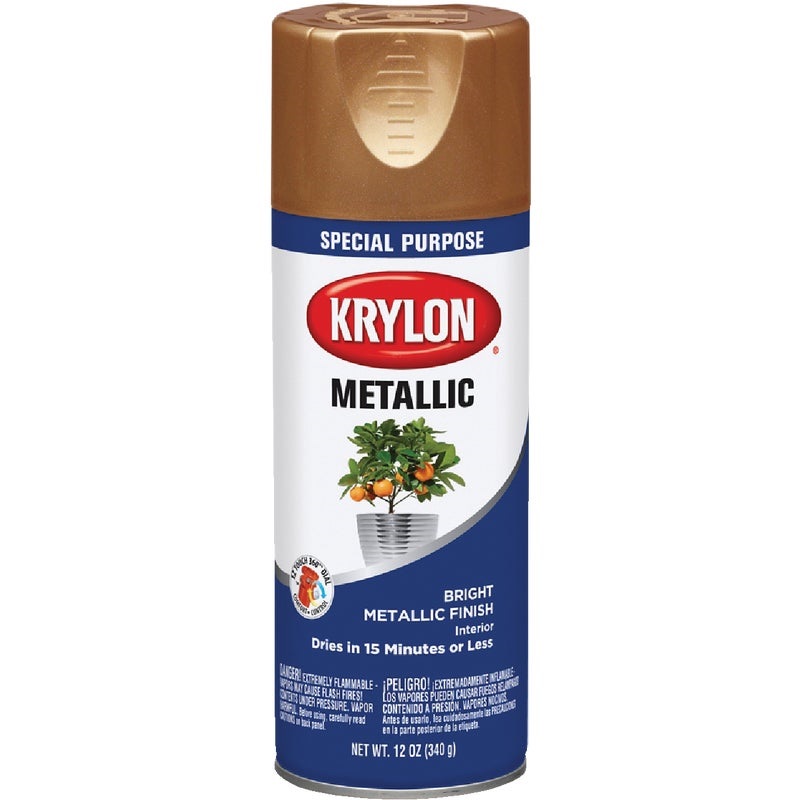 Krylon Metallic 12 Oz. Gloss Spray Paint, Copper Almandoz Hardware Ltd.