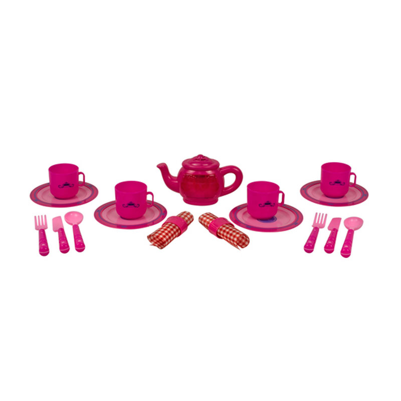 Group Delux Pink Kitchen Series Tea Set 19 Pieces Almandoz Hardware Ltd.