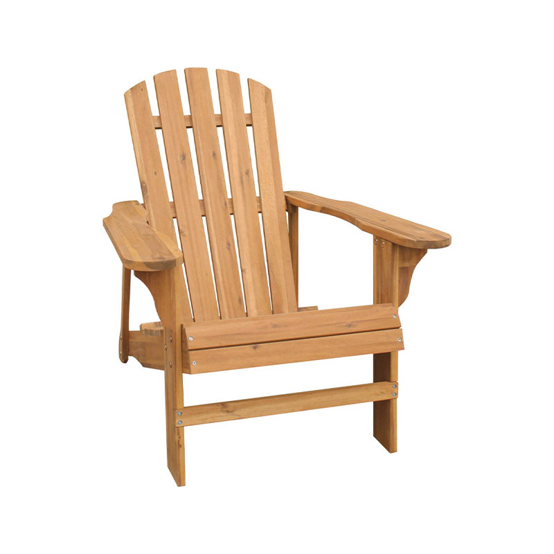 Leigh Country Natural Acacia Wood Adirondack Chair Almandoz Hardware Ltd.