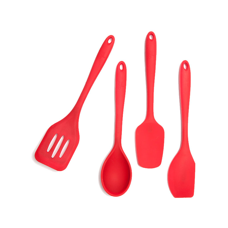 Core Kitchen 4 Piece Silicone Red Baking Utensils Almandoz Hardware Ltd.