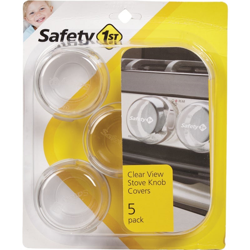 Safety 1st Clear View Plastic Stove Knob Covers (5Pack) Almandoz