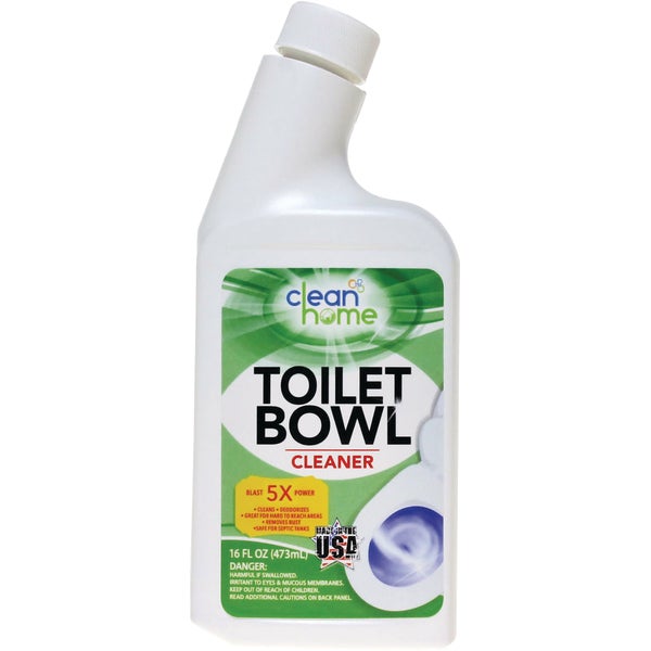Clean Home 16 oz. Liquid Chlorine Toilet Bowl Cleaner Almandoz