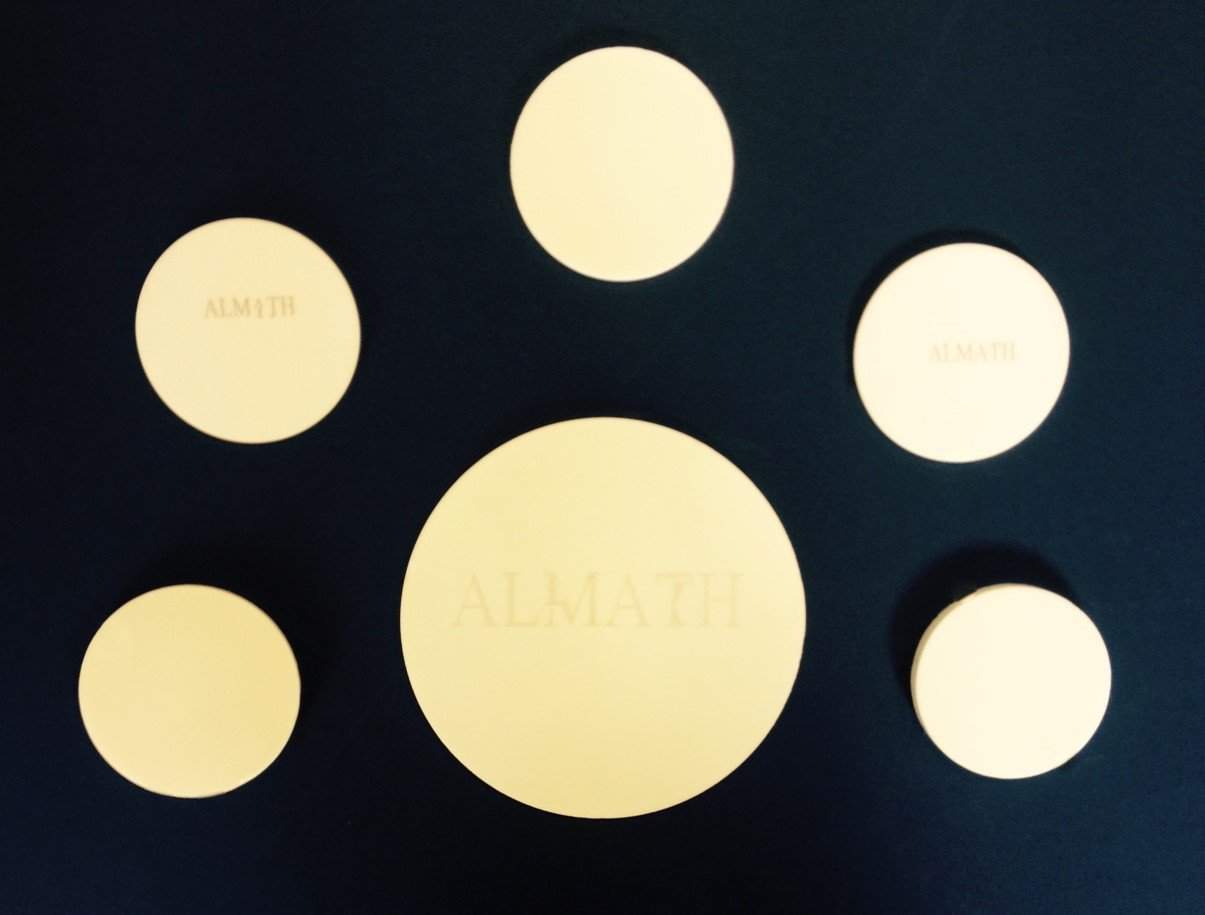 ZID55 Zirconia Disc Yttria Stabilised Zirconia Sputtering Target Almath