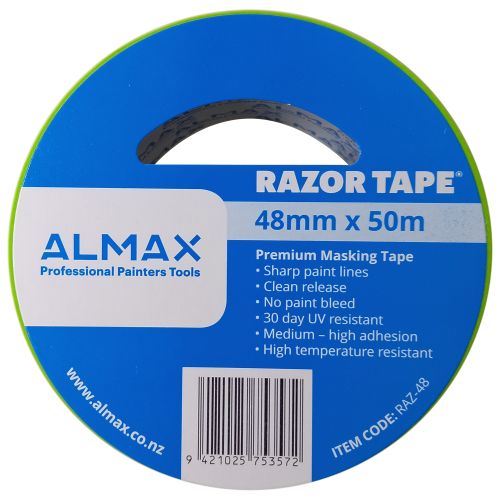 Almax® RAZOR TAPE® Masking Tape 48mm x 50 metres