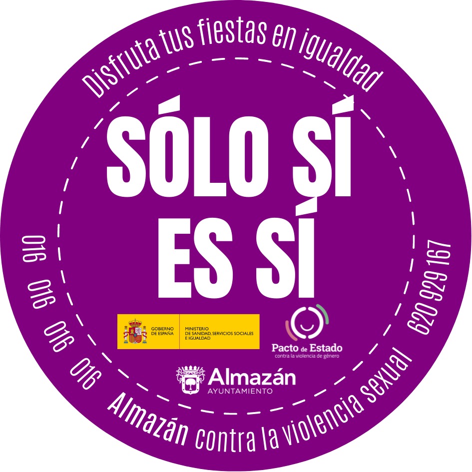 "Sólo sí es sí", campaña para disfrutar las Fiestas en igualdad