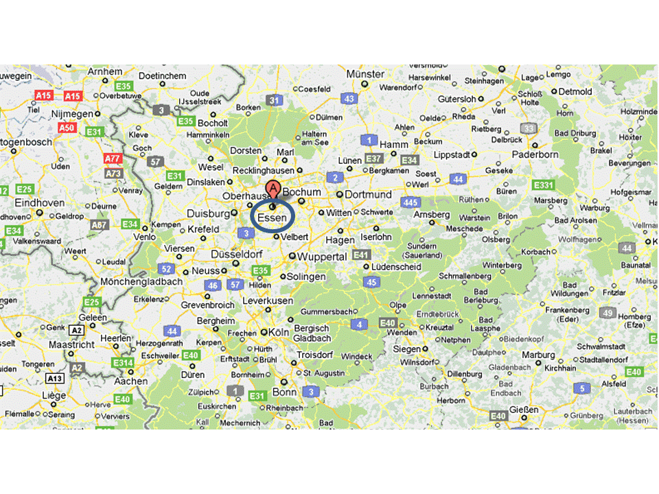 MICHELIN Essen map ViaMichelin