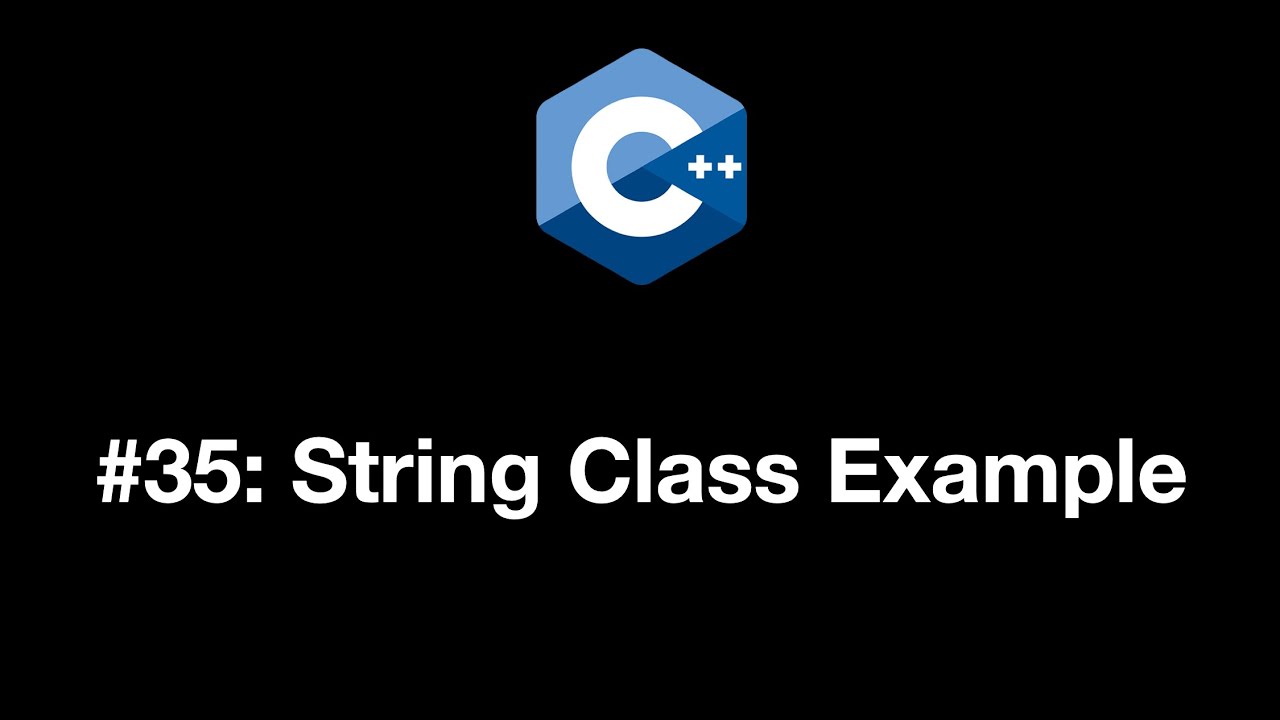 ٣٥ سلسلة تعلم سي بلس بلس String Class Example هندسة الكمبيوتر ولغات البرمجة منتدى المهندس