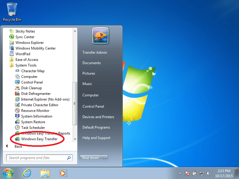 How to transfer user accounts from one Windows 7 PC to another, Part 2