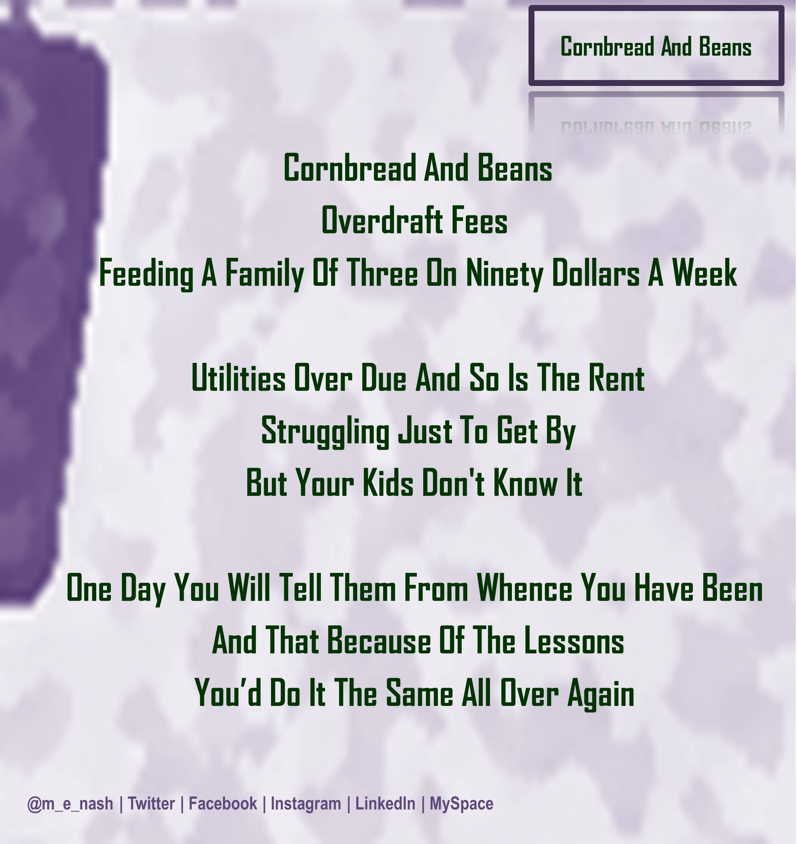 corn bread and beans almost42