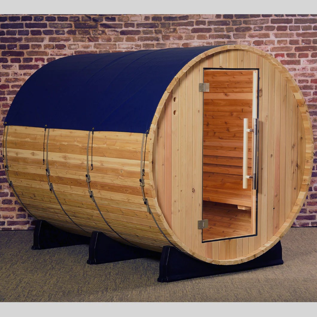 Barrel Sauna Rain Jacket Almost Heaven Saunas