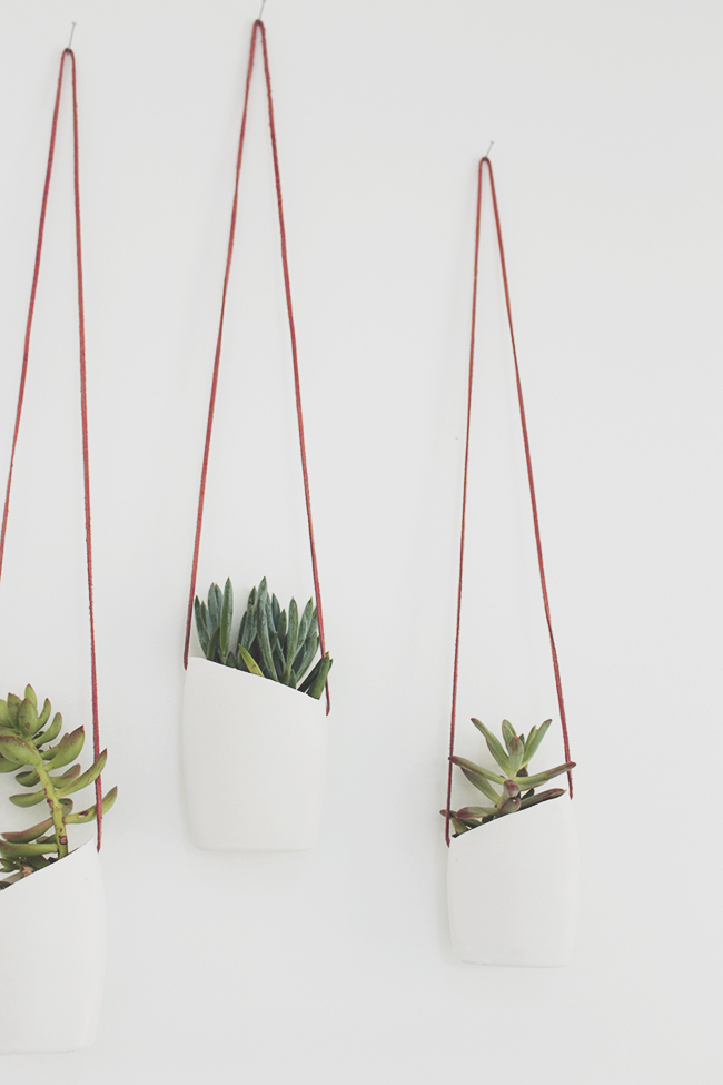 DIY upcycled plant hangers almost makes perfect