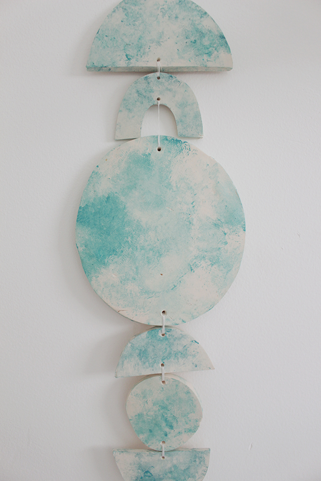 DIY clay wall hanging almost makes perfect
