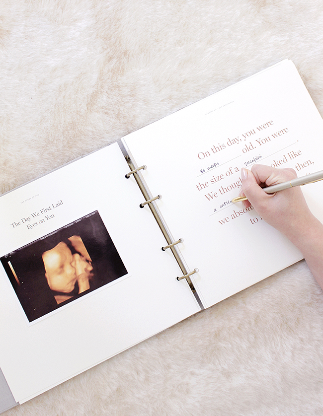 my favorite baby book by artifact uprising (+ a giveaway) almost