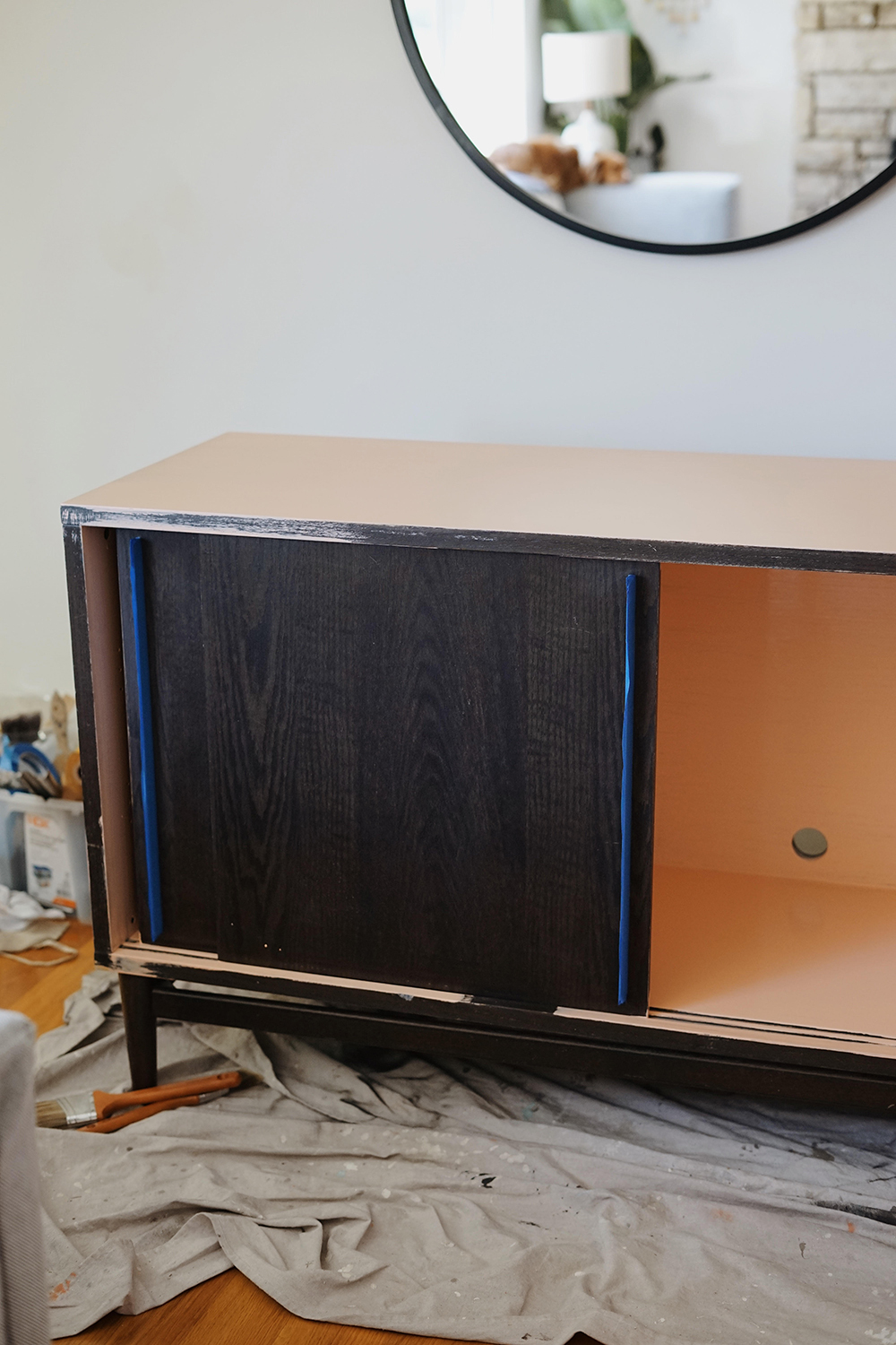 diy credenza makeover almost makes perfect