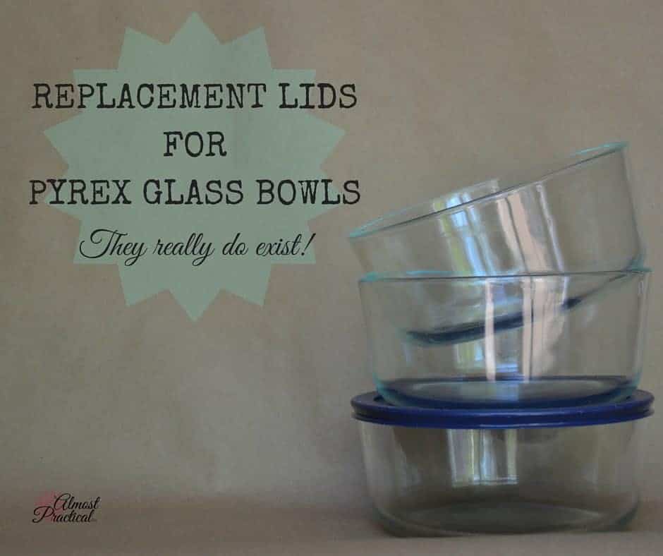 Replacement Pyrex Lids There is such a thing! Keep Your Glass Bowls.