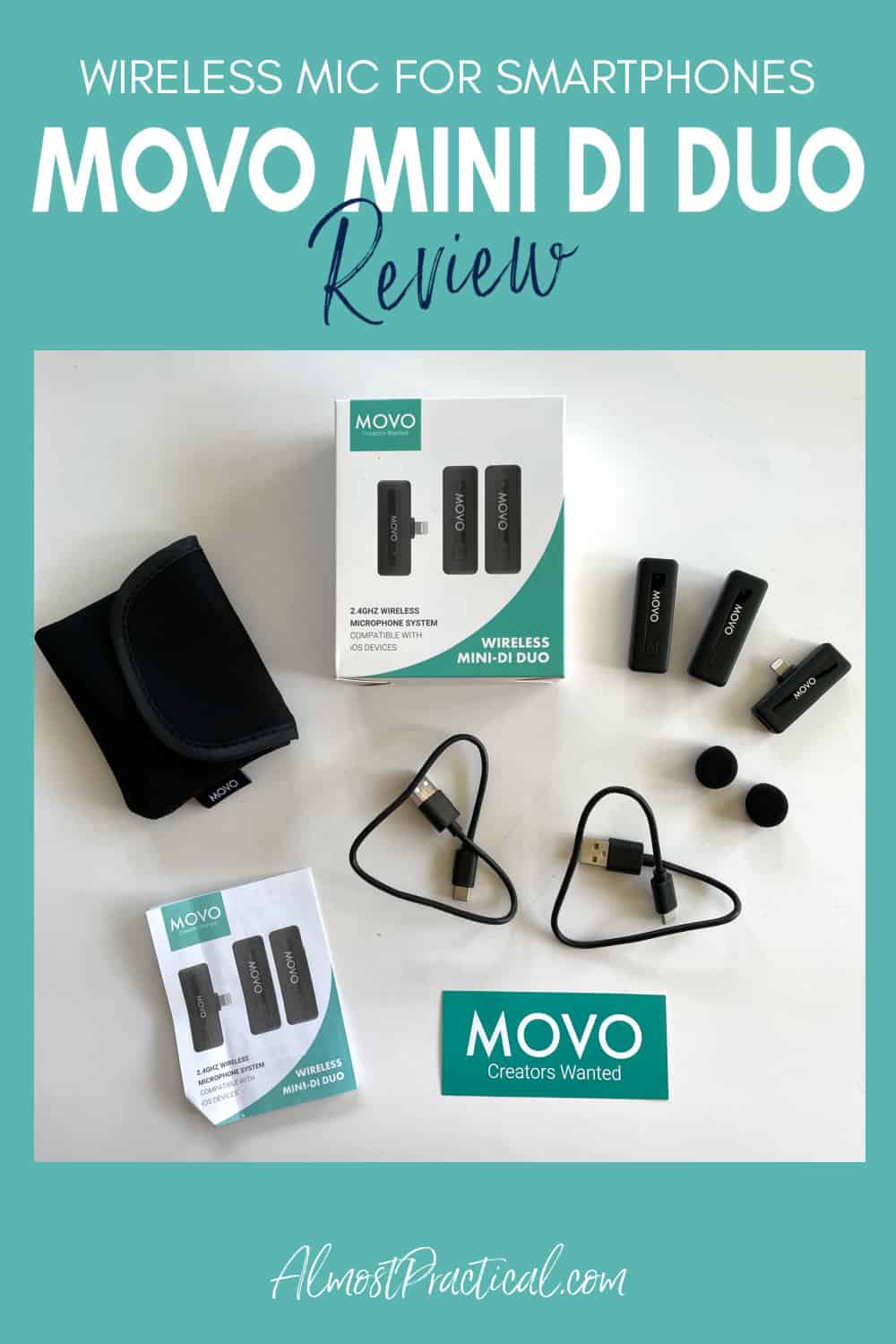 The Best Wireless Microphone for iPhone Movo Mini Di Duo Review