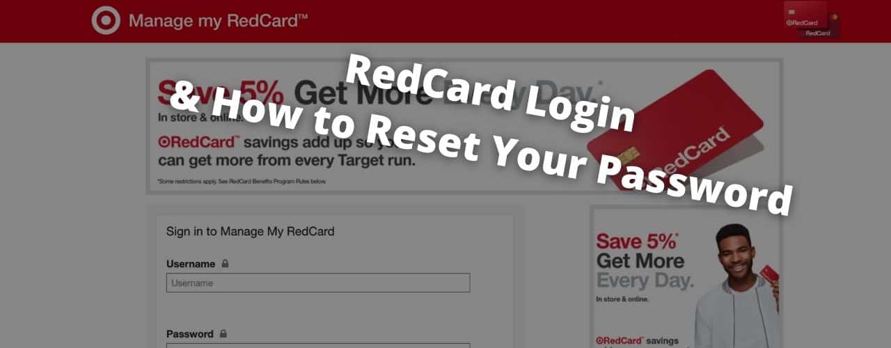 Target RedCard Login Access to Your Credit Card